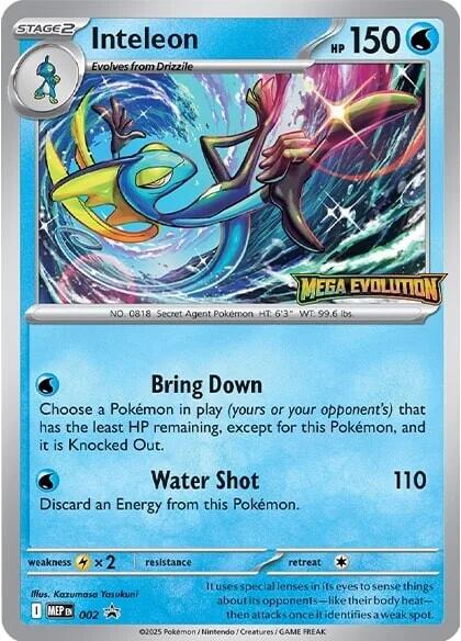 Inteleon (002) [Mega Evolutions Promo] | Exor Games New Glasgow
