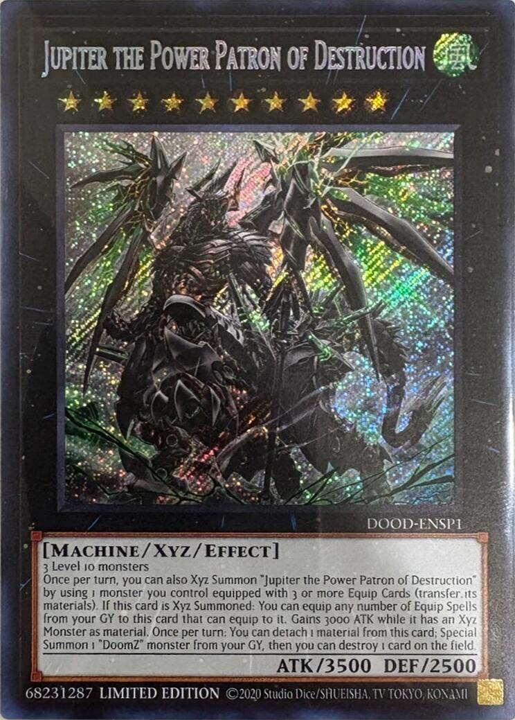 Jupiter the Power Patron of Destruction (SR) [DOOD-ENSP1] Ultra Rare | Exor Games New Glasgow