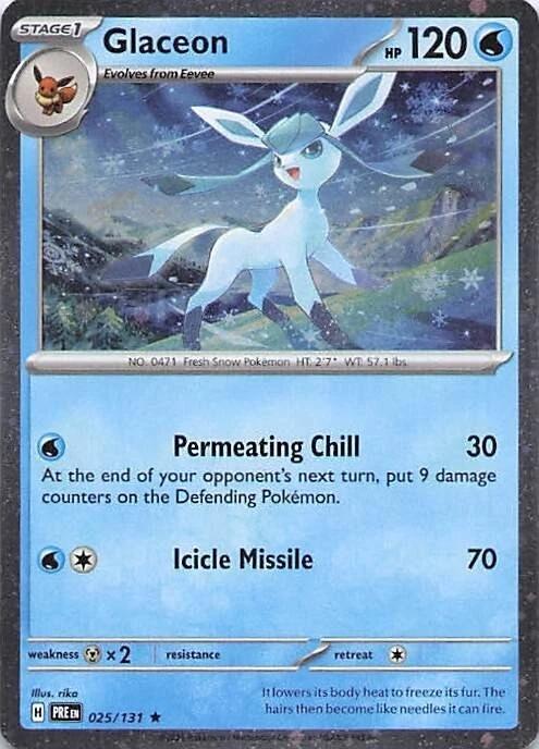 Glaceon (025/131) (Cosmos Holo) [Miscellaneous Cards] | Exor Games New Glasgow