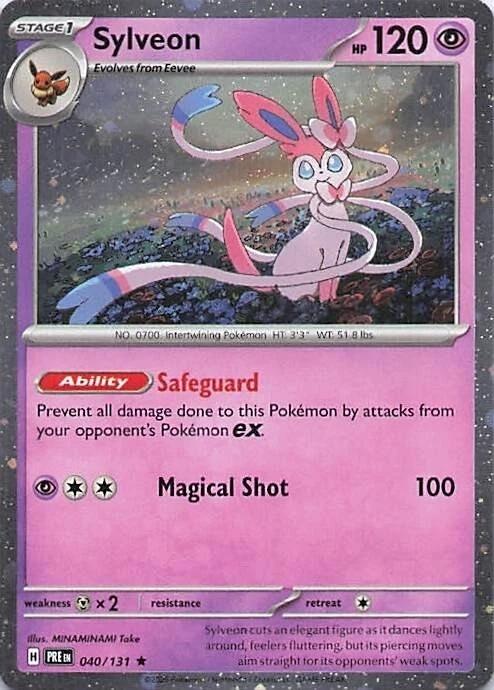 Sylveon (040/131) (Cosmos Holo) [Miscellaneous Cards] | Exor Games New Glasgow