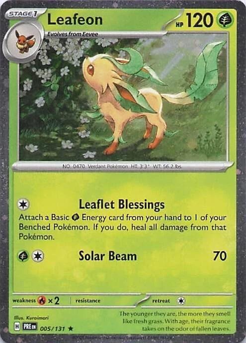 Leafeon (005/131) (Cosmos Holo) [Miscellaneous Cards] | Exor Games New Glasgow