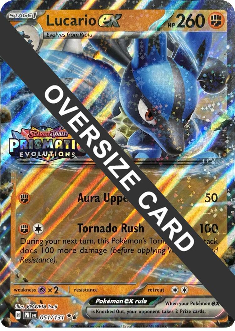 Lucario ex (051/131) (Prismatic Evolutions Stamp) [Scarlet & Violet: Prismatic Evolutions] | Exor Games New Glasgow