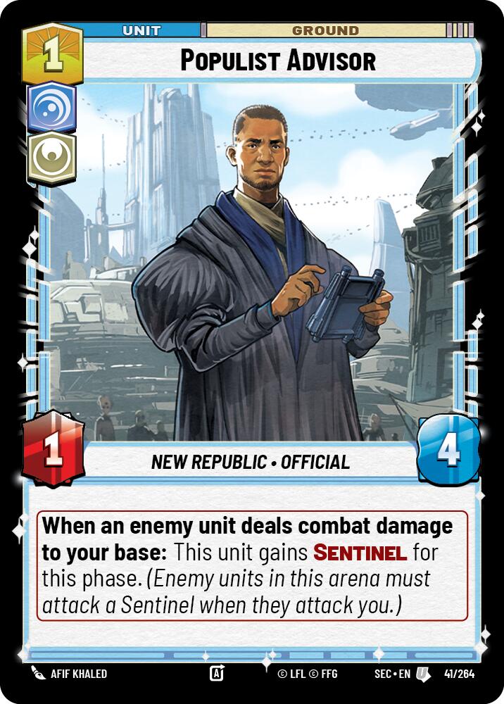 Populist Advisor (41/264) (41/264) [Secrets of Power] | Exor Games New Glasgow