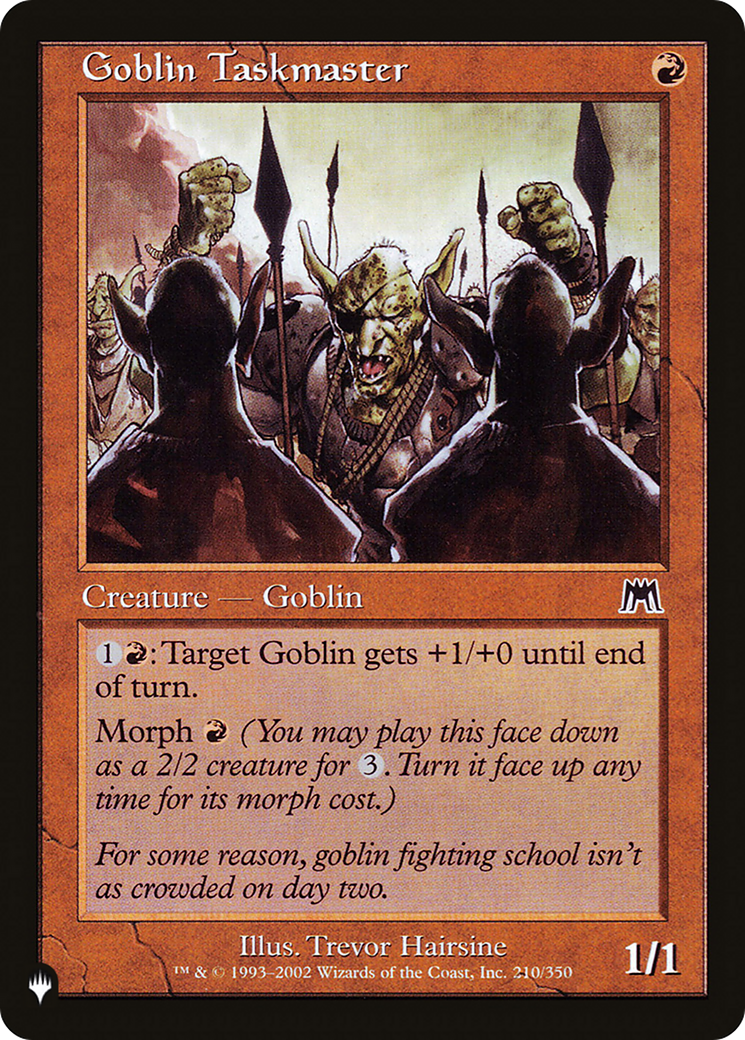 Goblin Taskmaster [The List Reprints] | Exor Games New Glasgow