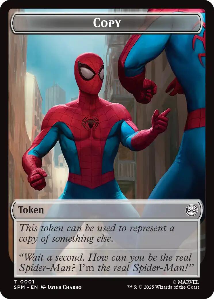Copy // Human Citizen Double-Sided Token [Marvel's Spider-Man Tokens] | Exor Games New Glasgow