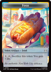 Food // Robot Double-Sided Token [Marvel's Spider-Man Tokens] | Exor Games New Glasgow