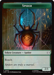 Spider // Food Double-Sided Token [Marvel's Spider-Man Tokens] | Exor Games New Glasgow