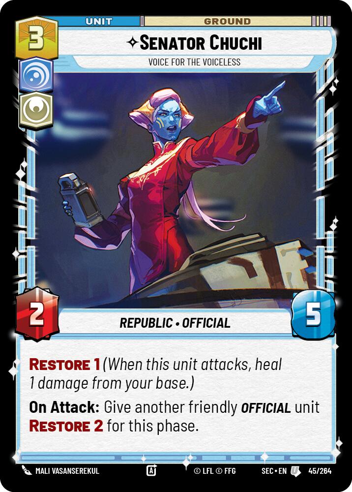 Senator Chuchi (45/264) - Voice for the Voiceless (45/264) [Secrets of Power] | Exor Games New Glasgow