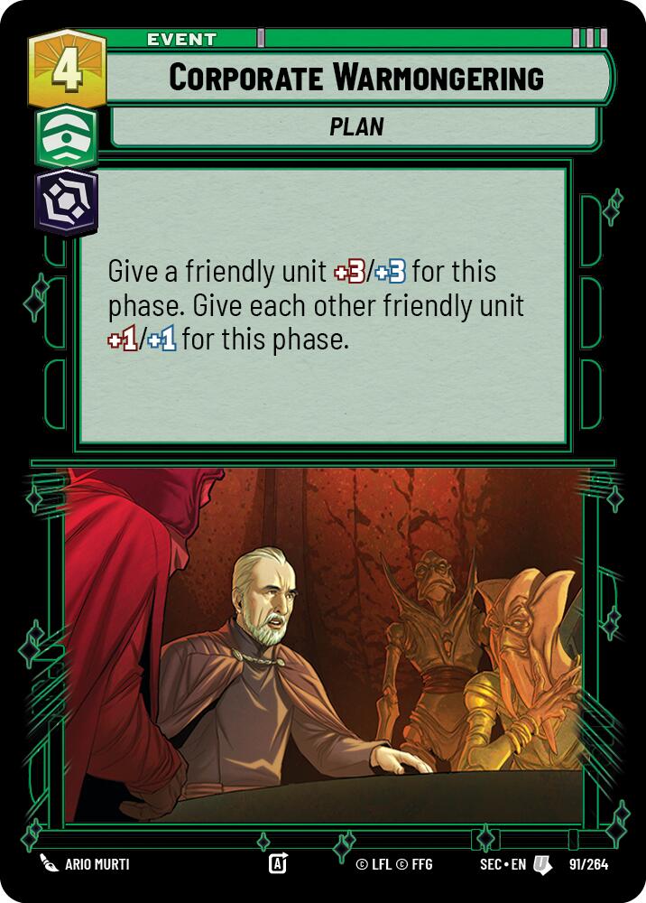 Corporate Warmongering (91/264) (91/264) [Secrets of Power] | Exor Games New Glasgow