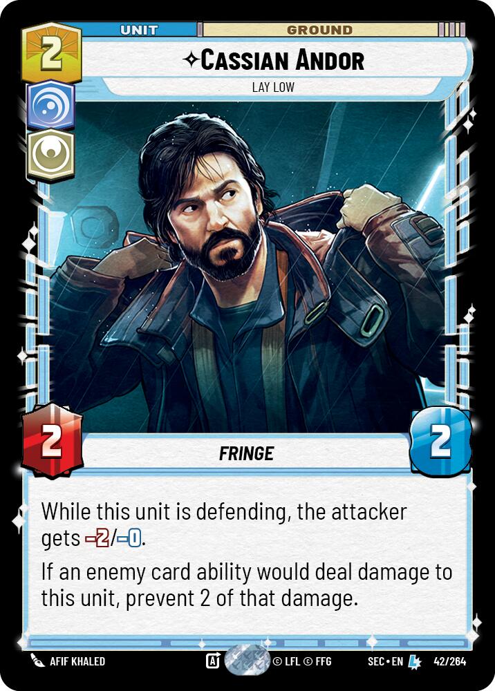 Cassian Andor (42/264) - Lay Low (42/264) [Secrets of Power] | Exor Games New Glasgow