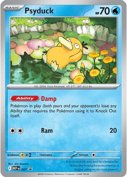 Psyduck (007) [Mega Evolutions Promo] | Exor Games New Glasgow