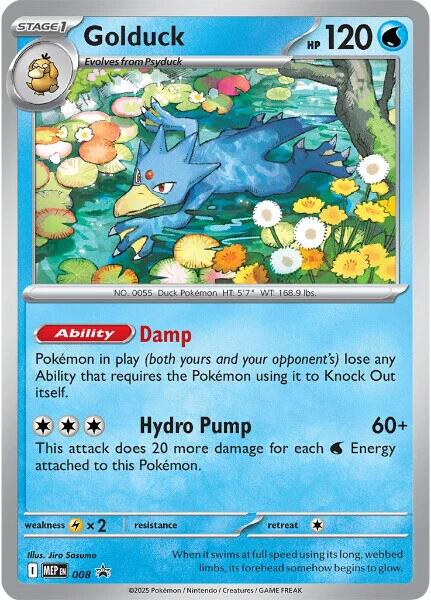 Golduck (008) [Mega Evolutions Promo] | Exor Games New Glasgow
