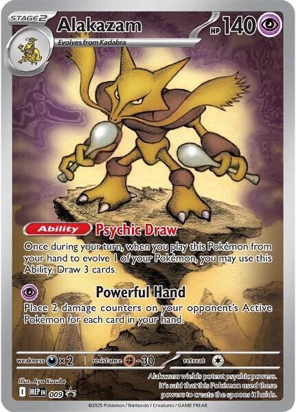 Alakazam (009) [Mega Evolutions Promo] | Exor Games New Glasgow