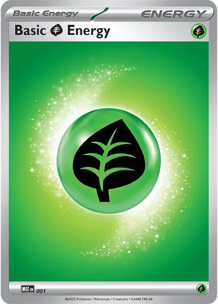 Basic Grass Energy - 001 [Mega Evolution Energies] | Exor Games New Glasgow