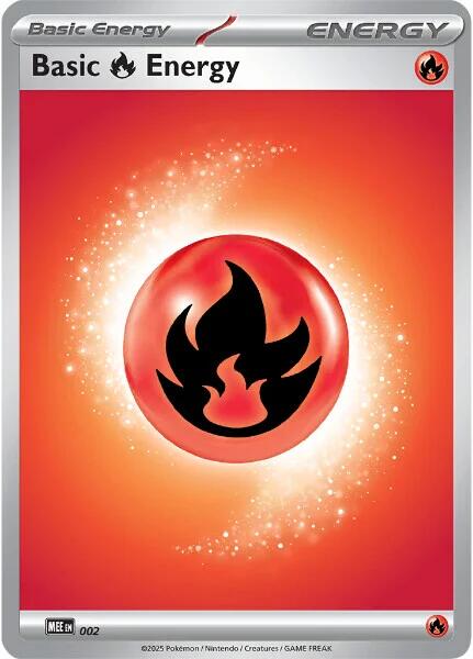 Basic Fire Energy - 002 [Mega Evolution Energies] | Exor Games New Glasgow