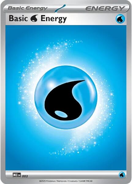 Basic Water Energy - 003 [Mega Evolution Energies] | Exor Games New Glasgow