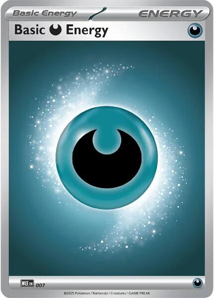 Basic Darkness Energy - 007 [Mega Evolution Energies] | Exor Games New Glasgow