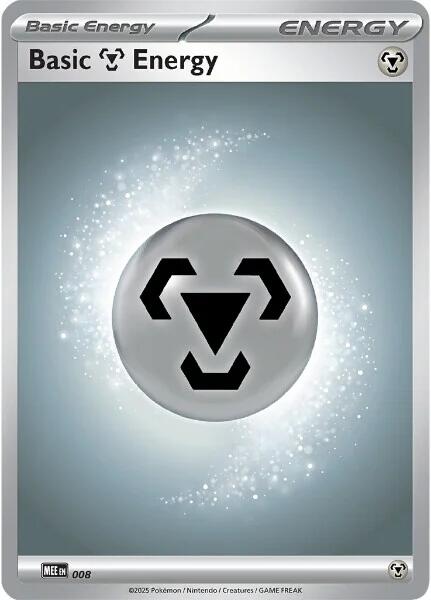 Basic Metal Energy - 008 [Mega Evolution Energies] | Exor Games New Glasgow