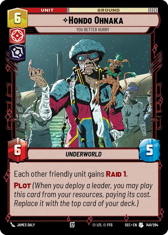 Hondo Ohnaka (140/264) - You Better Hurry (140/264) [Secrets of Power] | Exor Games New Glasgow