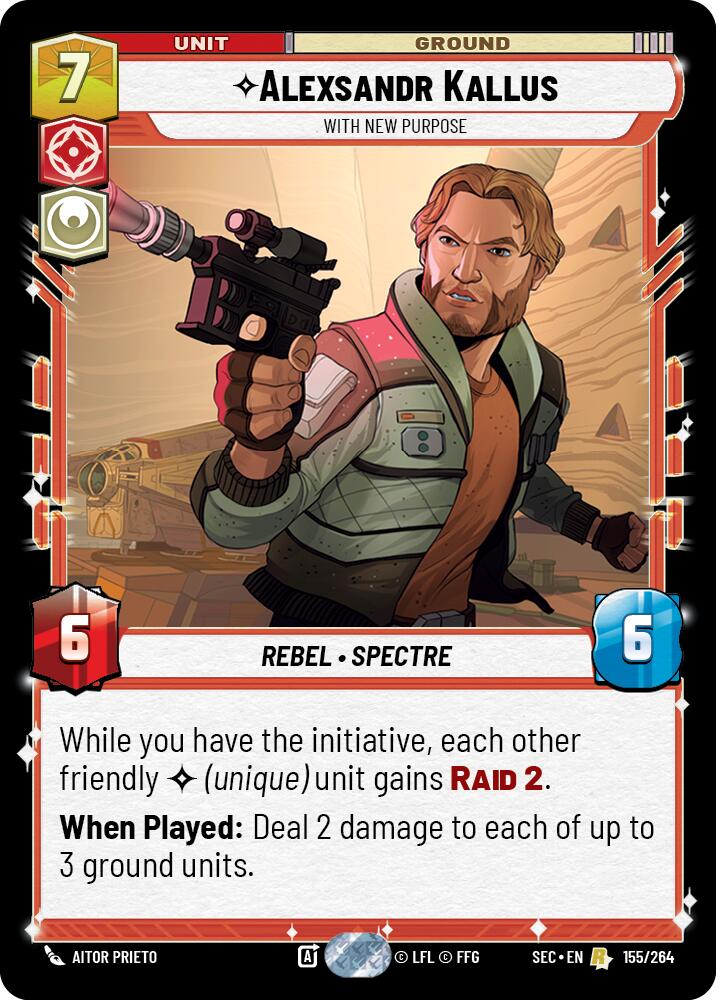Alexsandr Kallus (155/264) - With New Purpose (155/264) [Secrets of Power] | Exor Games New Glasgow