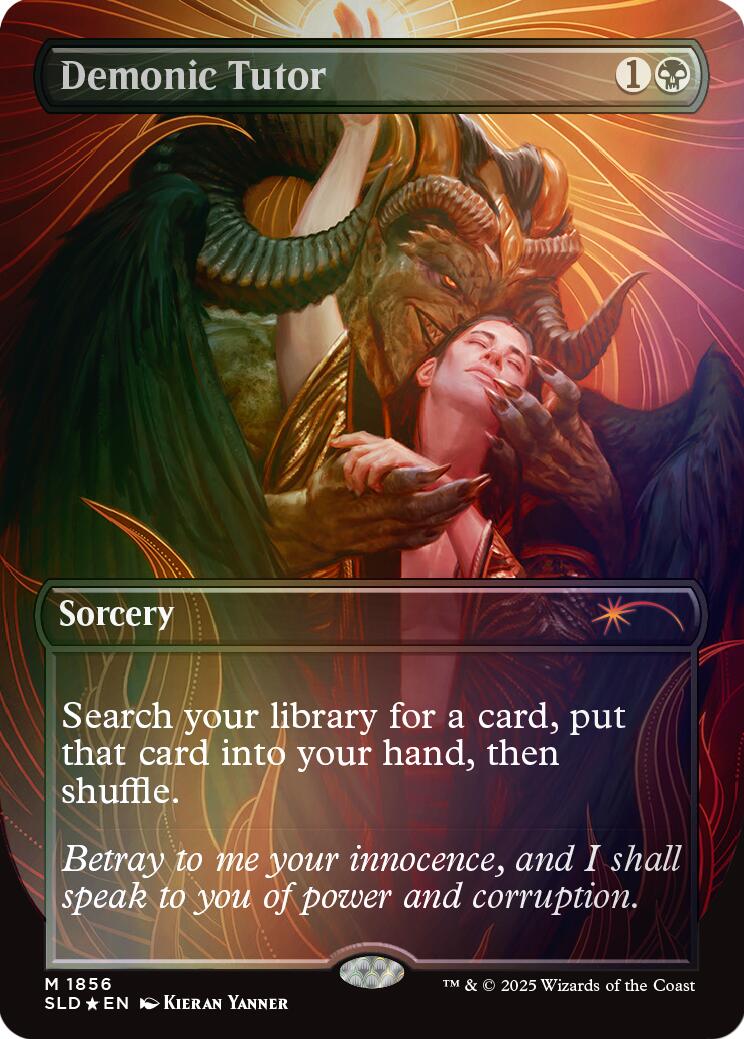 Demonic Tutor (Rainbow Foil) [Secret Lair Drop Series] | Exor Games New Glasgow