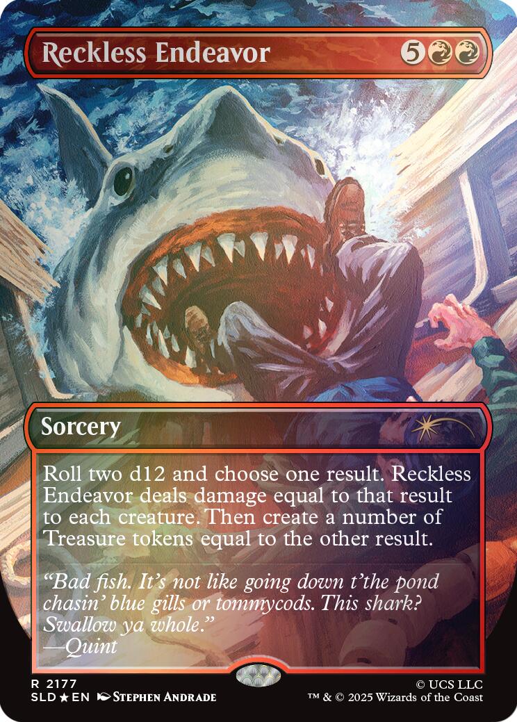 Reckless Endeavor (Rainbow Foil) [Secret Lair Drop Series] | Exor Games New Glasgow