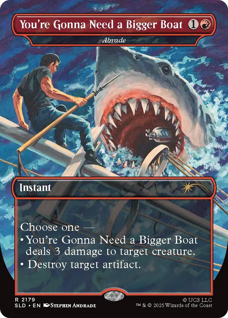 You're Gonna Need a Bigger Boat - Abrade [Secret Lair Drop Series] | Exor Games New Glasgow