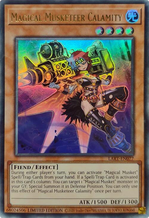 Magical Musketeer Calamity [LART-EN077] Ultra Rare | Exor Games New Glasgow
