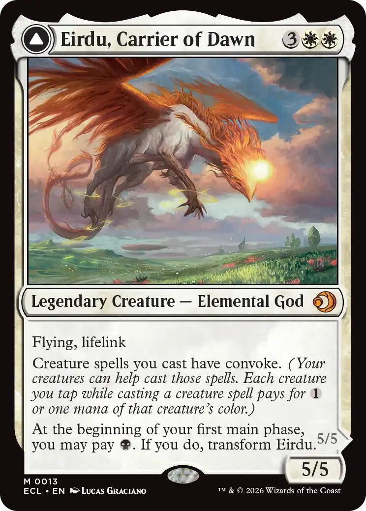 Eirdu, Carrier of Dawn [Lorwyn Eclipsed] | Exor Games New Glasgow