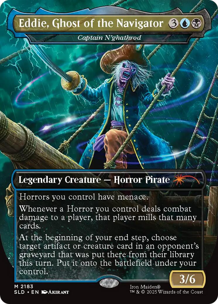 Eddie, Ghost of the Navigator - Captain N'ghathrod [Secret Lair Drop Series] | Exor Games New Glasgow