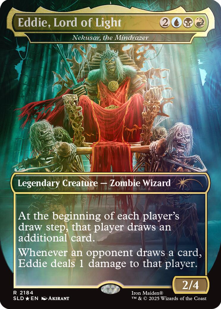 Eddie, Lord of Light - Nekusar, the Mindrazer (Rainbow Foil) [Secret Lair Drop Series] | Exor Games New Glasgow