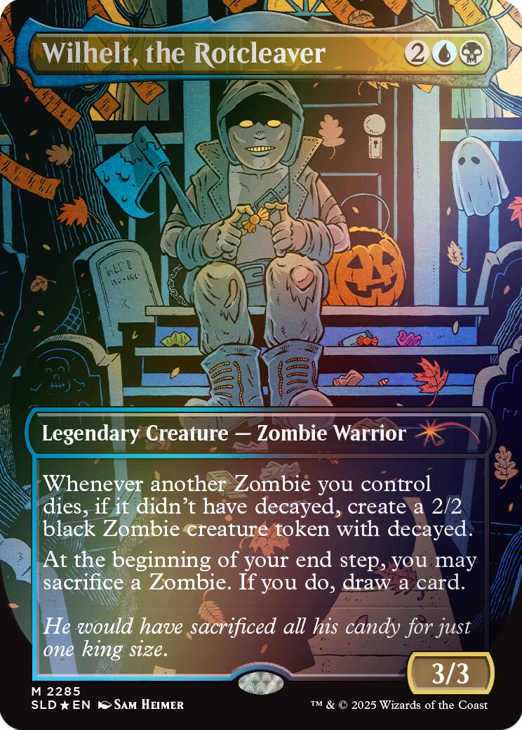 Wilhelt, the Rotcleaver (Rainbow Foil) [Secret Lair Drop Series] | Exor Games New Glasgow