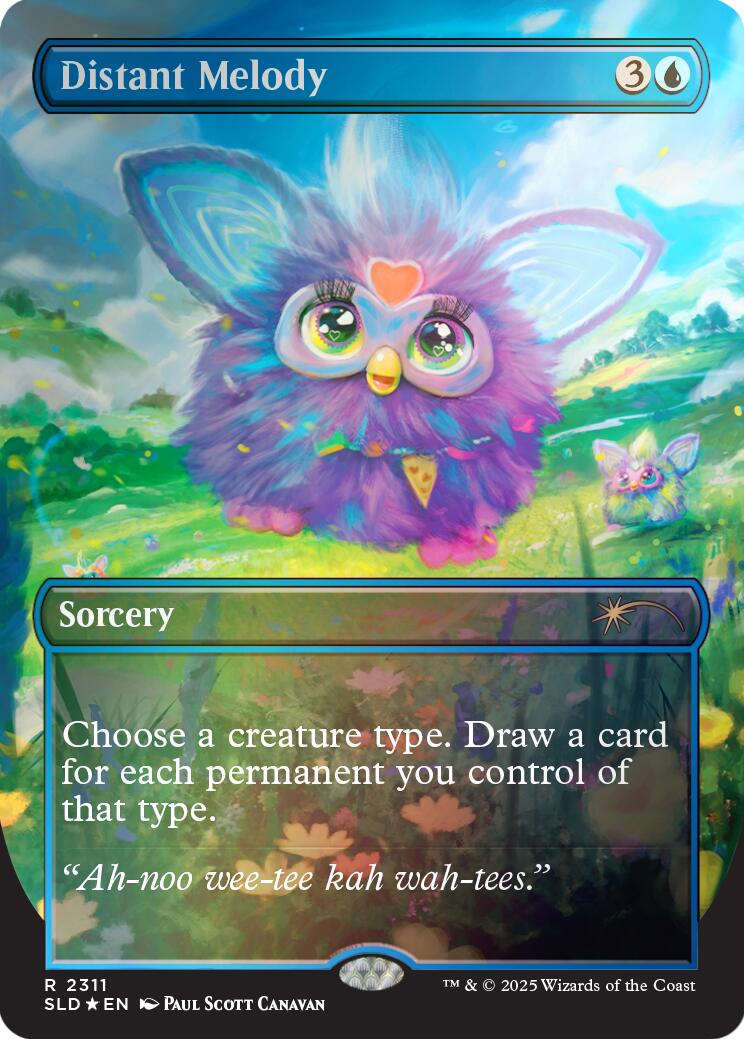 Distant Melody (2311) (Rainbow Foil) [Secret Lair Drop Series] | Exor Games New Glasgow