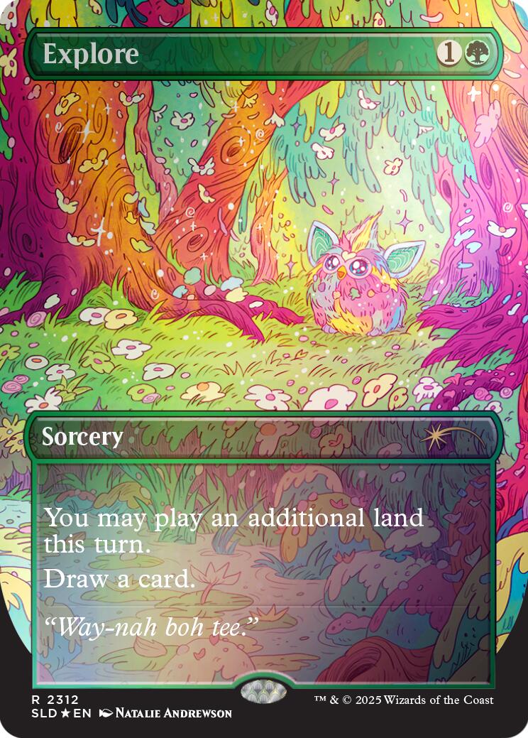 Explore (2312) (Rainbow Foil) [Secret Lair Drop Series] | Exor Games New Glasgow