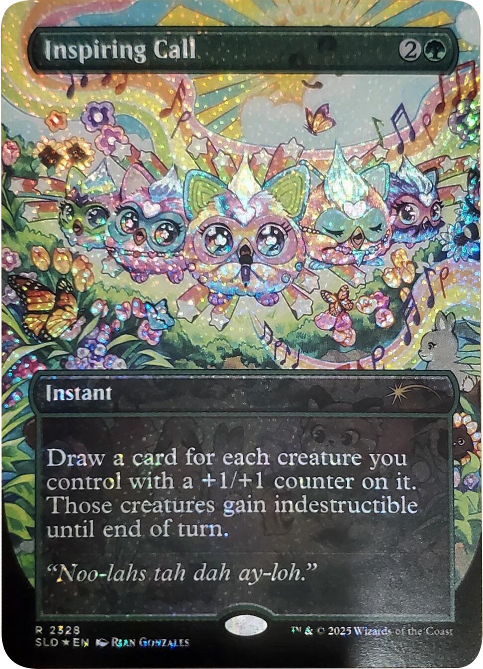 Inspiring Call (Confetti Foil) [Secret Lair Drop Series] | Exor Games New Glasgow