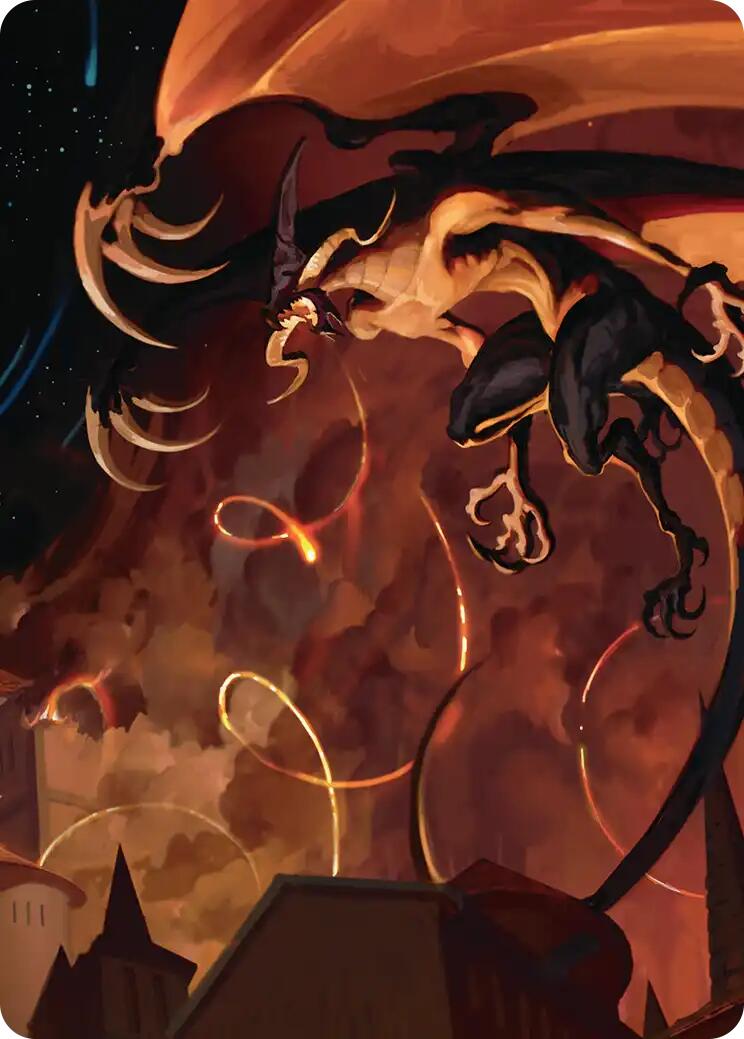 Mega Flare Scene Art Card [FINAL FANTASY Art Series] | Exor Games New Glasgow