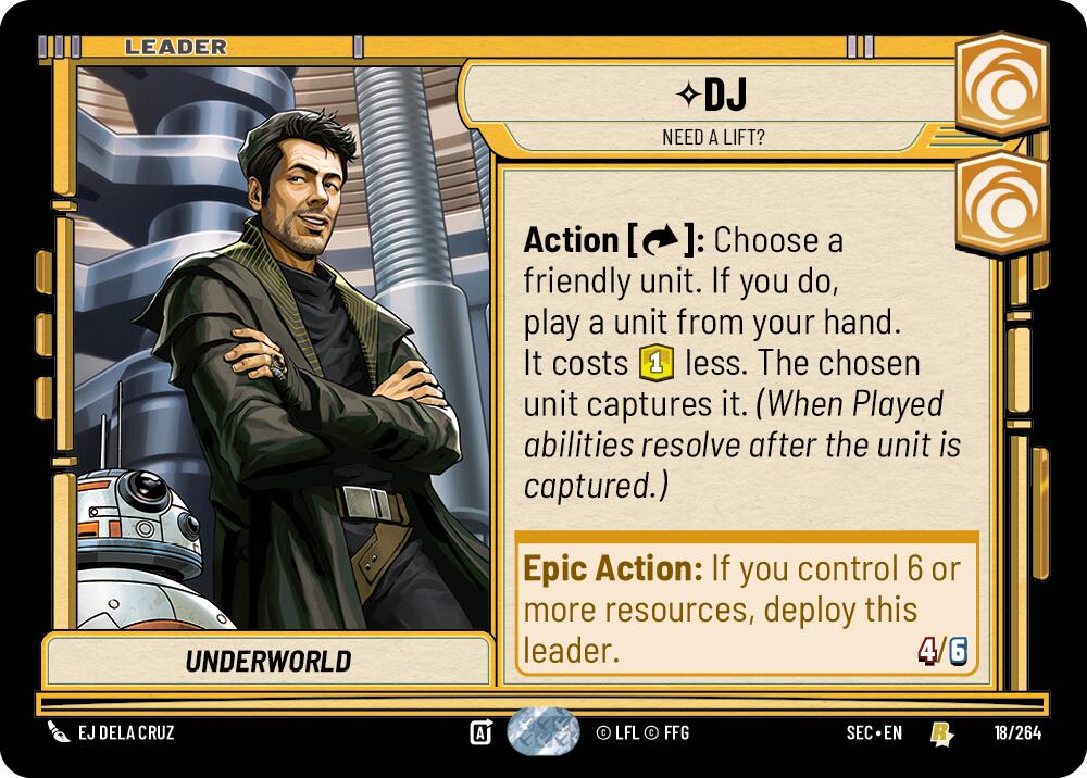 DJ (18/264) - Need a Lift? (18/264) [Secrets of Power] | Exor Games New Glasgow