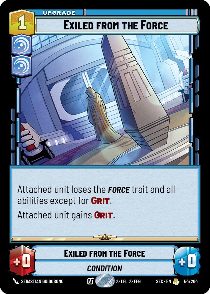 Exiled from the Force (54/264) (54/264) [Secrets of Power] | Exor Games New Glasgow