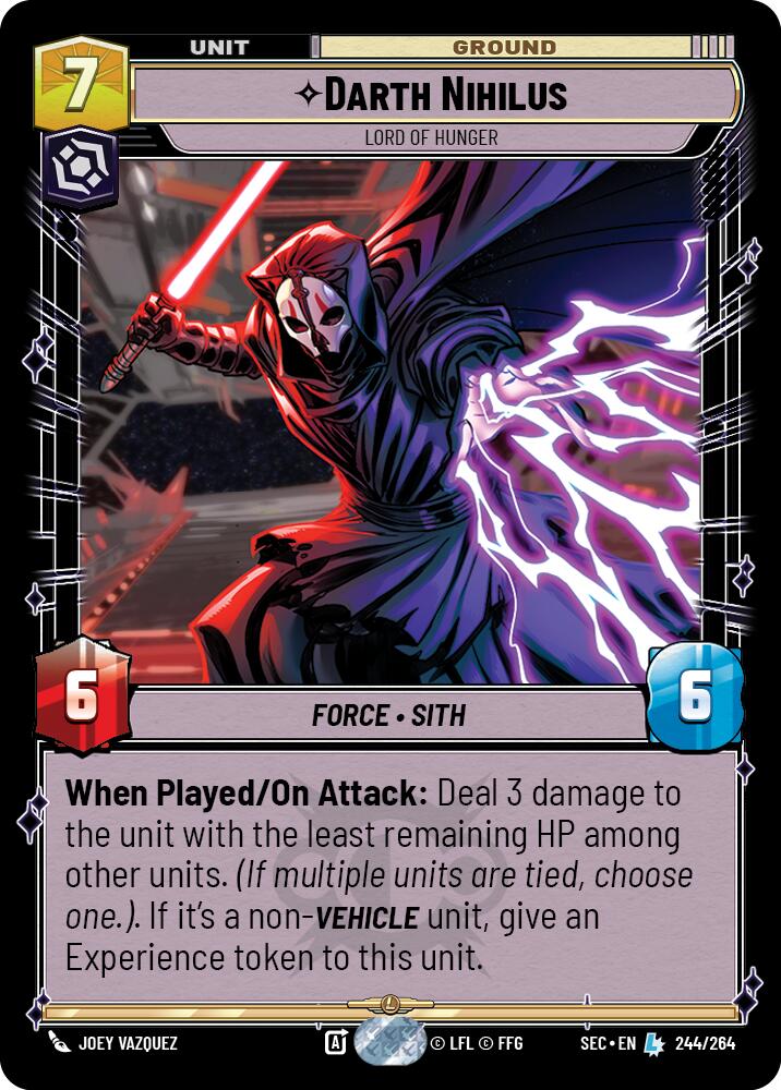 Darth Nihilus (244/264) - Lord of Hunger (244/264) [Secrets of Power] | Exor Games New Glasgow