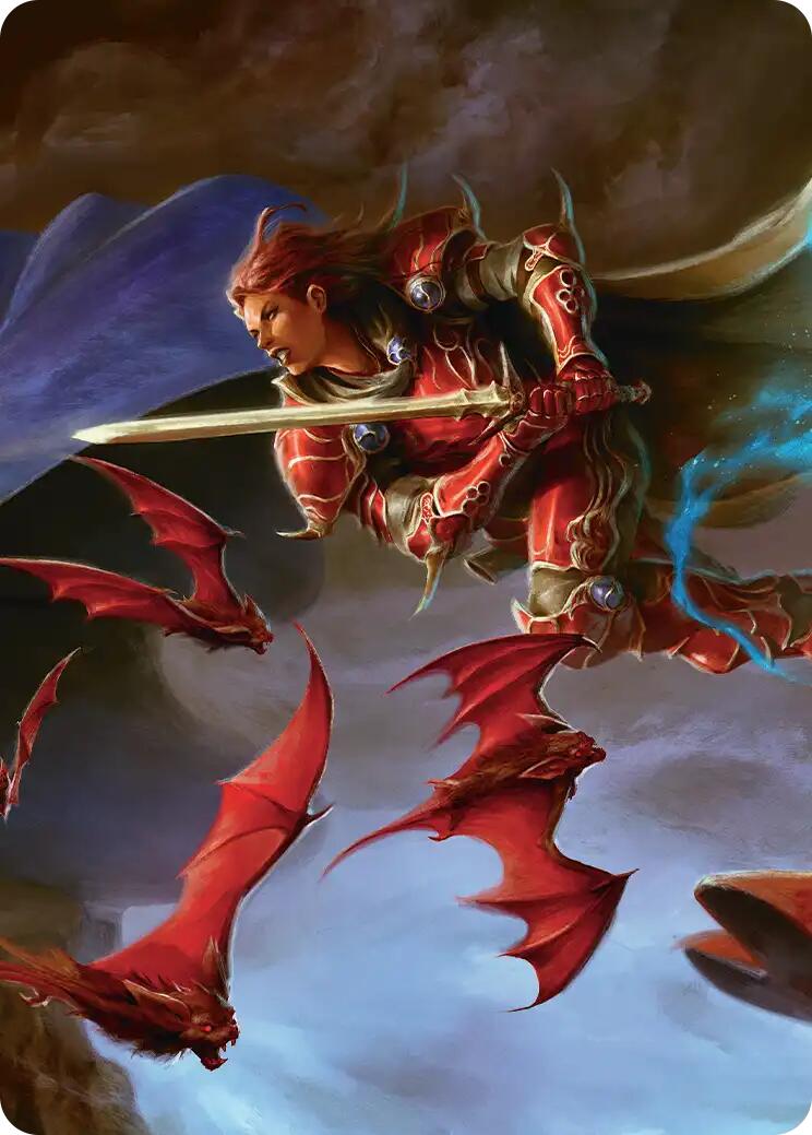 The Destined Warrior Scene Art Card [FINAL FANTASY Art Series] | Exor Games New Glasgow