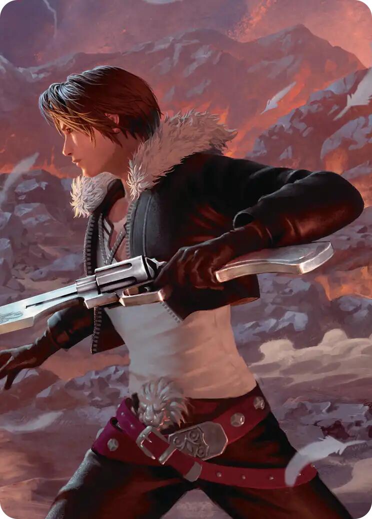 Squall, Gunblade Duelist Scene Art Card [FINAL FANTASY Art Series] | Exor Games New Glasgow