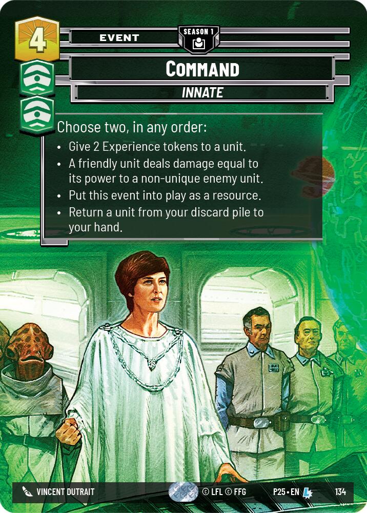Command (134) (134) [Sector and Regional Promos: Season 1] | Exor Games New Glasgow