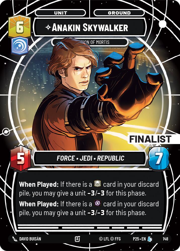 Anakin Skywalker - Champion of Mortis (Finalist) (148) (148) [Sector and Regional Promos: Season 1] | Exor Games New Glasgow