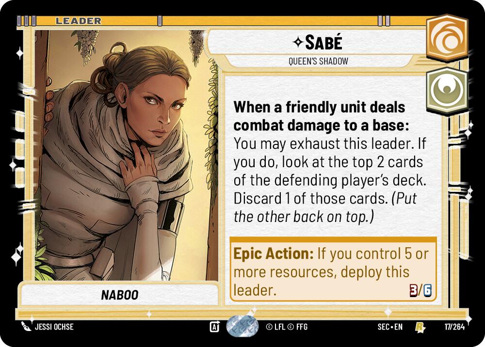 Sabe (17/264) - Queen's Shadow (17/264) [Secrets of Power] | Exor Games New Glasgow