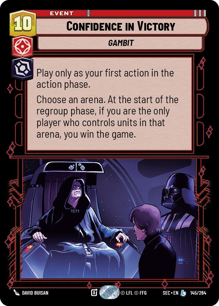 Confidence in Victory (145/264) (145/264) [Secrets of Power] | Exor Games New Glasgow