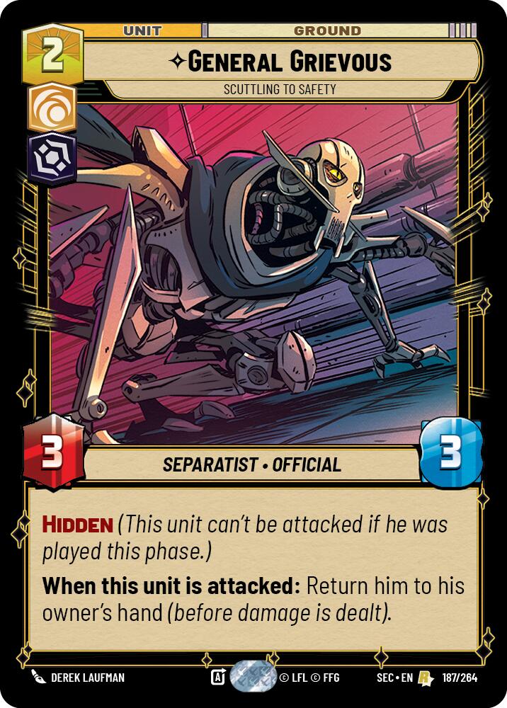 General Grievous (187/264) - Scuttling to Safety (187/264) [Secrets of Power] | Exor Games New Glasgow