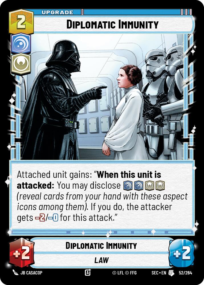 Diplomatic Immunity (52/264) (52/264) [Secrets of Power] | Exor Games New Glasgow