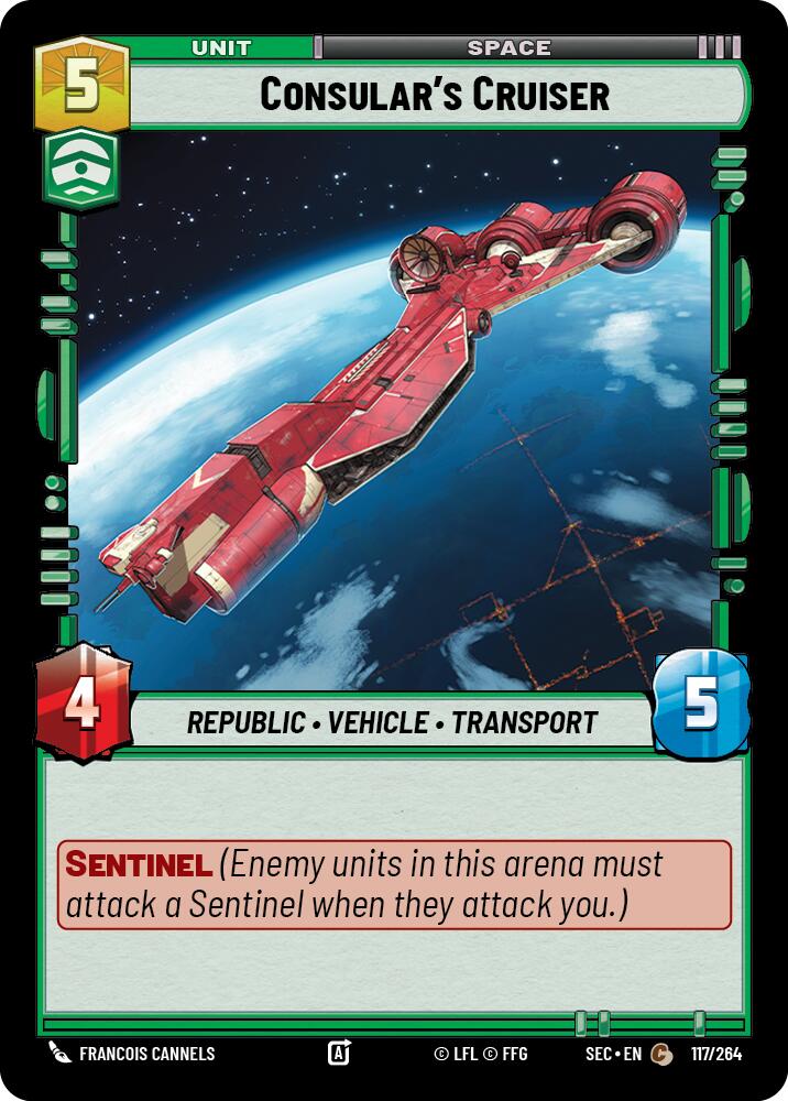 Consular's Cruiser (117/264) (117/264) [Secrets of Power] | Exor Games New Glasgow