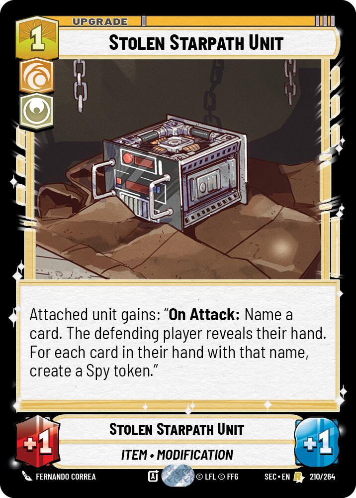 Stolen Starpath Unit (210/264) (210/264) [Secrets of Power] | Exor Games New Glasgow