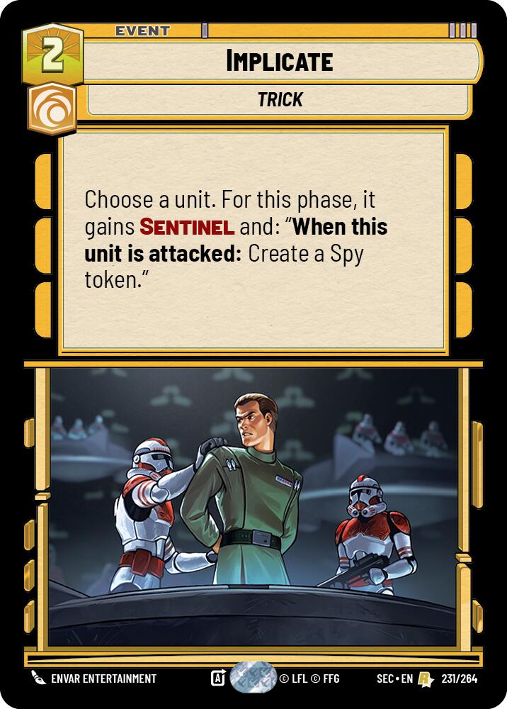 Implicate (231/264) (231/264) [Secrets of Power] | Exor Games New Glasgow